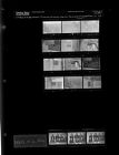 Portraits of house interior; Portraits of a group of men (15 Negatives), March 19-20, 1966 [Sleeve 75, Folder c, Box 39]